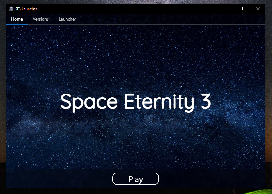 SE3 Launcher - home tab